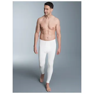 TRIGEMA Lange Unterhose "TRIGEMA Lange Unterhose im Doppelpack", Herren, Gr. 8, 2 Stk., weiß, 100% Baumwolle (Bio-Baumwolle kbA), Unterhosen Unterhose Unterwäsche Multipacks Lange Unterhose