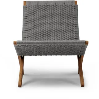 Carl Hansen - MG501 Cuba Chair Outdoor, Teak unbehandelt / charcoal