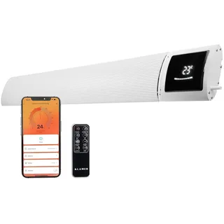 Klamer Infrarotheizung 2600 W Weiß