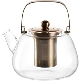 LEONARDO Teekanne mit Metallhenkel 1,2 l, Transparent (1.20 l)