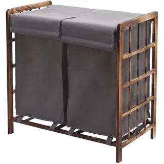 Mendler Wäschekorb 68 l Braun