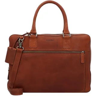 Burkely Antique Avery Aktentasche Leder 38 cm Laptopfach braun