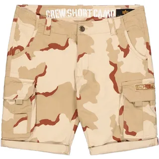 Alpha Industries Crew Camo Shorts Beige S