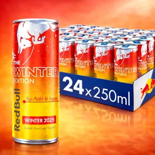 Red Bull Winter Edition Fuji-Apfel & Ingwer 24 x 250 ml