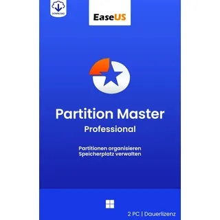 EaseUS Partition Master Professional 2026 WIN 2PC Dauerlizenz, Download