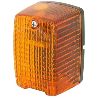 Hella Zusatzblinkleuchte - Halogen - 12V - Lichtscheibenfarbe: gelb - links/seitlicher Anbau
