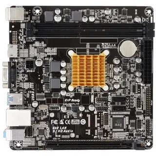 Biostar A68N-2100K Mainboard Mini-ITX AMD E1 6010 USB 3,2 Gigabit LAN Onboard-Grafik HD Audio