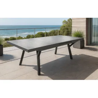 Gardissimo Solido Ausziehtisch 185/245 x 100 x 78 cm grau