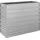 100 x 40 x 77 cm Silber