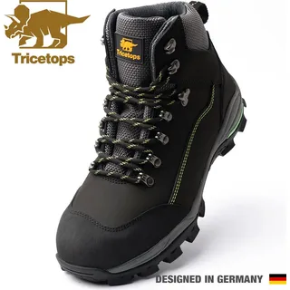 Tricetops Sicherheitsschuhe S3 Herren Damen, Stahlkappe Wanderschuhe Komfortabele S3 Wasserdicht Sicherheitsstiefel Gr.46 - 46