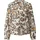 Langarmbluse mit All-Over-Print Weiß XS