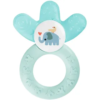 MAM Cooler, Beißring mit Wasserkühlteil, für Babys, ab 4+ Monate, türkis | Wasserkühlteil erreicht auch die Backenzähne, fördert Sehsinn & Motorik, Greifling für Babys