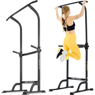 trex sport Power Tower Dip Station & Pull-Up Bar TX-060PR Tragkraft 150 kg schwarz