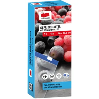 ReinigungsBerater Gefrierbeutel Quickverschluss, 1 Liter,
