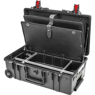 Stier Werkzeugtrolley Premium-Ausführung mit Rollen und Teleskopgriff, mehrfarbig, leer