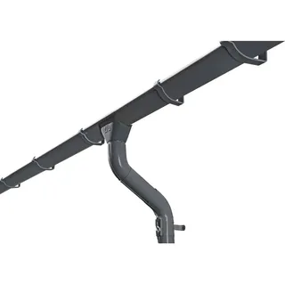 SKANHOLZ Regenrinne für Pavillon Nancy 2 10 cm grau