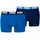 Everyday Basic Boxershorts Blau S 2er