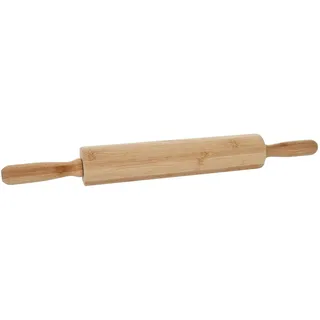 MCW Teigrolle MCW-B71, Nudelholz Wellholz Ausroller Rollholz Teigwalze Teigausroller Holzroller Holzwalze, Bambus 44x5cm