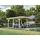 Einzel-Carport 315 x 372 cm Dunkelgrau lackiert