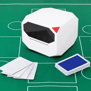 Automatischer Karten -Shuffler 2 Deck, Batteriebetriebener Elektrischer Mischer, Wiederaufladbarer Kartenhändler -Maschinen -Unterstützung 360 ° 180 ° Deal für Home Card -Spiel (White)