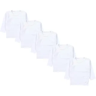 TupTam Unisex Baby Wickelshirt Langarm 5er Pack - 50