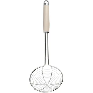 KitchenAid Schöpfsieb, Schaumlöffel aus Edelstahl – Almond Creme