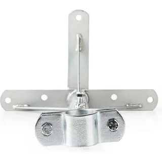 Nedis Satelliten-wandhalterung Minimaler Wandabstand: 550 mm Maximaler Wandabstand: 950 mm Du (Spiegel / Antennen Montage), SAT Zubehör, Silber