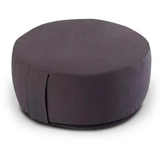Amagohome Yogakissen Yogakissen Bodenkissen rund H 14xø31 cm mit Buchweizenschalen Meditati
