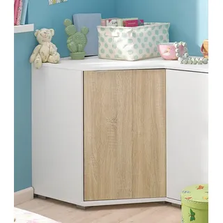 Priess Eckkommode weiß