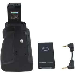 Batteriegriff kompatibel mit Canon EOS RP / R8 - ersetzt EOS RP-RC - inkl. Fernbedienung
