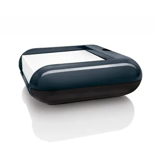 Sigel Zettelbox eyestyle® grau inkl. Haftnotizblock, 200 Blatt, 1 St.