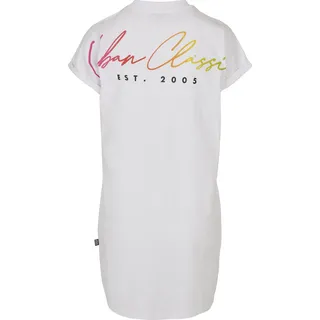 URBAN CLASSICS Tee Dress Kleid Weiß L