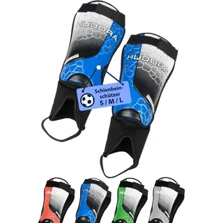 Hudora Schienbeinschoner blau/schwarz M