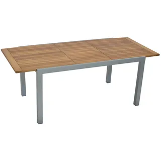 Merxx Tilos Gartentisch 150-200 x 90 x 75 cm braun/grau