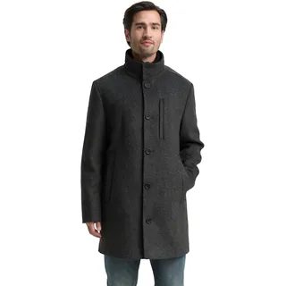 Tom Tailor Wollmantel mit abnehmbarer Innenjacke Grau XXL