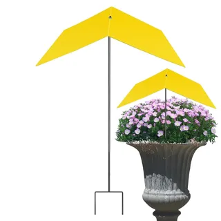 Pflanzenschirm Für Topfpflanzen, 1 Stück Sonnenschirm Klein Für Balkonblumen & Pflanzen, Outdoor Parasol Für Draußen Balkon Garten Gewächshaus Sonnenschutz