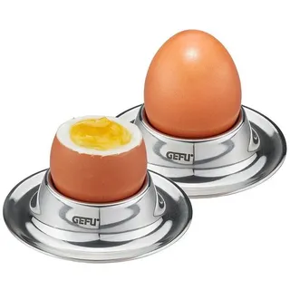 GEFU 2 Stück Eierbecher OVO Edelstahl