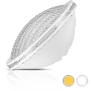 OSREE LED Poolbeleuchtung PAR56, 20W Schwimmbadlampe ersetzt 300W Halogenlampe, 6000K Kaltweiß, 2000 Lumen, 12V AC Poollampe PAR56 IP68 Wasserdicht für Schwimmbad Betonbecken GFK Stahlbecken