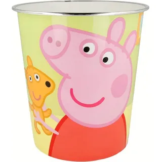 Peppa Wutz Papierkorb 22 cm mehrfarbig