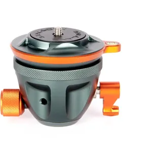 3 legged thing LevelHed Slate Grey (Kugelkopf), Stativkopf, Grau