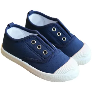 Sportschuhe Kleinkind Mädchen Jungen Sneaker Ohne Schnürung Rutschfest Canvas Schuhe Sport Babyschuhe Lauflernschuhe Weichen Sohle Krabbelschuhe Atmungsaktiv Baby-Schuhe Flache Turnschuhe Gr.21-35 - 23 EU