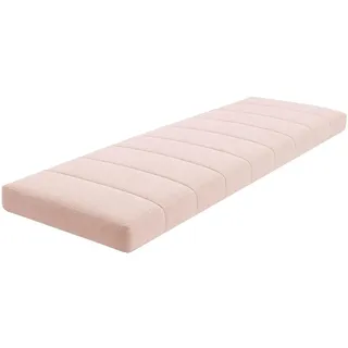 Generisch Bankkissen für Sitzbank, Abnehmbare & Waschbare Bankauflage mit Rutschfester Unterseite, Sitzkissen für Küchenbank, Fensterbank, Gartenbank, Eckbank – Innen & Outdoor,Rosa,35x95cm