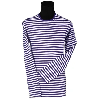 narrenkiste T3668-0402-140 blau-weiß Kinder Junge Mädchen Langarm Ringelpulli Matrosenshirt Gr.140