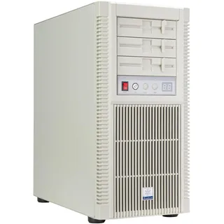 Silverstone FLP02 Tower-Gehäuse - beige
