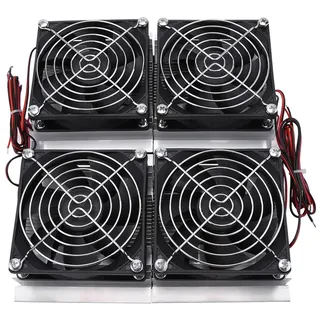 Halbleiter Kühlplatte,Peltier Kühler Kühlung Lüfter Peltier Kühlsystem Thermoelektrische Peltier Kühlung Cooler Kit Semiconductor Kühler Große Kühler Kaltleitung Modul Doppelventilatoren,240W