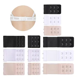BCENG BH Verlängerung 12 Stück BH Verlängerer Elastischer Damen BH Verlängerer Unterwäsche Verlängerungsschnalle Elastische BH Erweiterung Set Geeignet Gewichtszunahme Schwangerschaft Stillzeit - unterwäsche verlängerungsschnalle