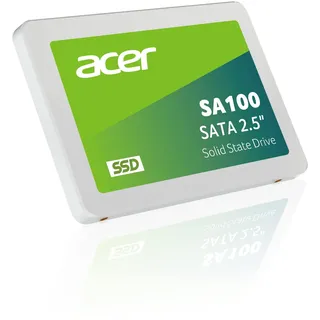 acer SA100 960GB SATA III 2,5" SSD bis zu 560 MB/s Lesen - PC Internes Solid State Drive für Laptop & Desktop-PC – Schnell, Leise, Stoßfest
