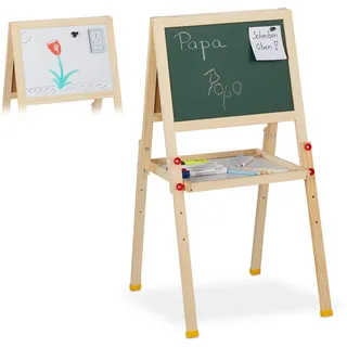 Relaxdays Kindertafel 34,0 x 24,0 cm weiß/grün