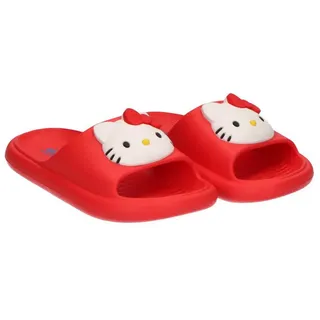 Cerdá Hello Kitty Pool Schuhe Mädchen Flip Flops für Strand Urlaub und Alltag Slipper rot 26-27 EU