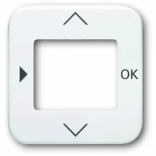 Busch-Jaeger Zentralscheibe alpinws f.Timer-Bedienelem. 6435-214